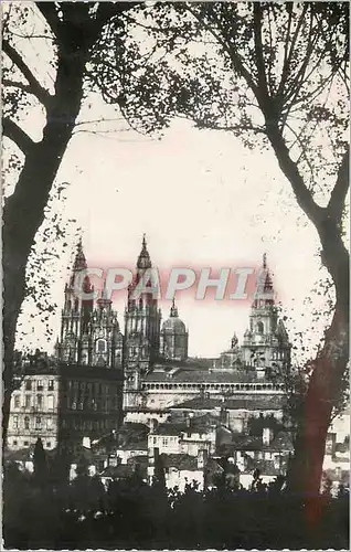 Ansichtskarte AK Santiago Vista de la Catedral Vue de la Cathedrale Heloipia Artistica Espanola Madrid