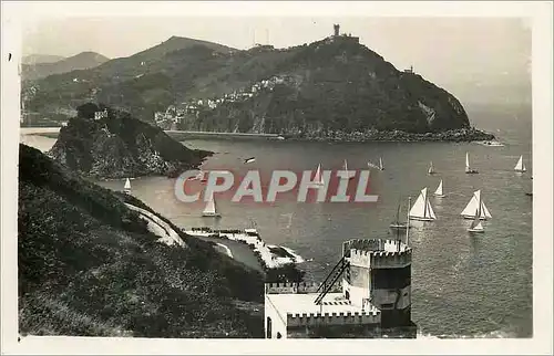 Ansichtskarte AK San Sebastian Vista desde el Monte Urguil Vue depuis le Mont Urguil Fot Garoza V Prade Reproducc