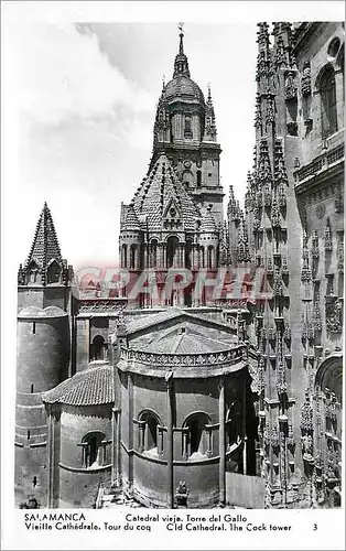 Cartes postales Salamanca Catedral vieja Torre del Gallo Vieille Cathedrale Tour du coq