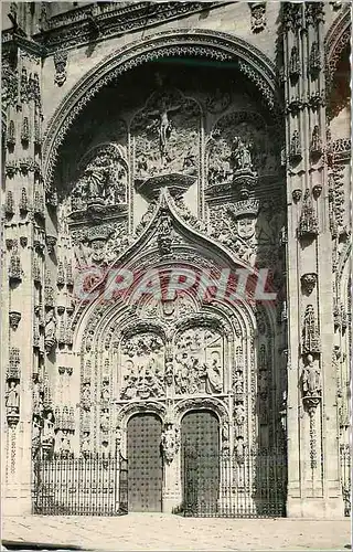 Cartes postales Salamanca Portada principal de la Catedral Cathedrale Portail Ediciones Arribas Zaragoza Prohibi