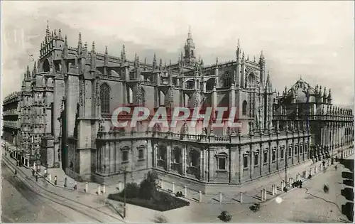 Moderne Karte Sevilla Vista general de la Catedral Heliotipia Artistica Espanola Madrid