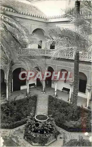 Moderne Karte Sevilla Patio Palacio de Les Duenas Ediciones Sicilia Zaragoza Prohibida la reproduccion