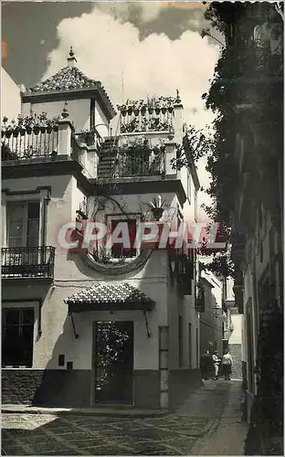 Moderne Karte Sevilla Barrio Santa Cruz Plaza Dona Elvira Ediciones Sicilia Zaragoza Prohibida la reproduccion