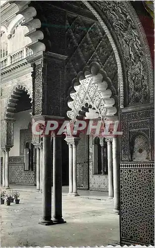 Cartes postales moderne Sevilla Alcazar Entrada al Salon de Embajadores Ediciones Sicilia Zaragoza Prohibida la reproduc