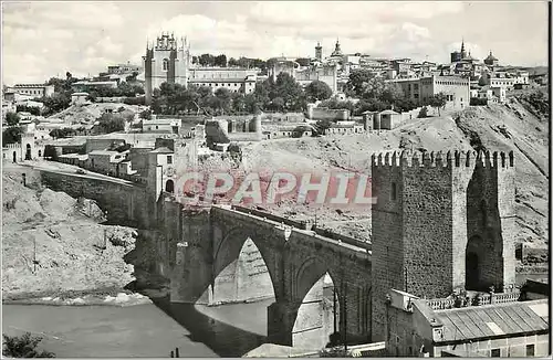 Cartes postales moderne Toledo Puente de San Martin y Vista parcial Vue partial et pont Saint Martin Luis A Toledo Depos