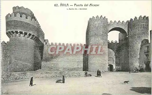 Cartes postales Avila Puerta del Alcazar