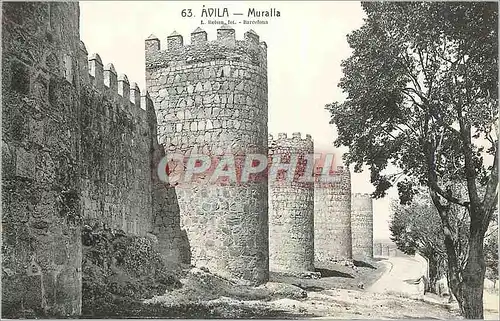 Cartes postales Avila Muralla