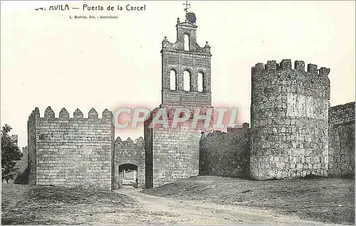 Cartes postales Avila Puerta de la Carcel