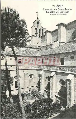 Ansichtskarte AK Avila Convento de Santo Tomas Claustro del Silencio