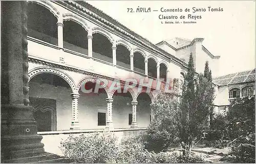 Ansichtskarte AK Avila Convento de Santo Tomas Claustro de Reyes