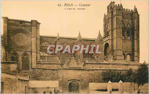 Cartes postales Avila Catedral