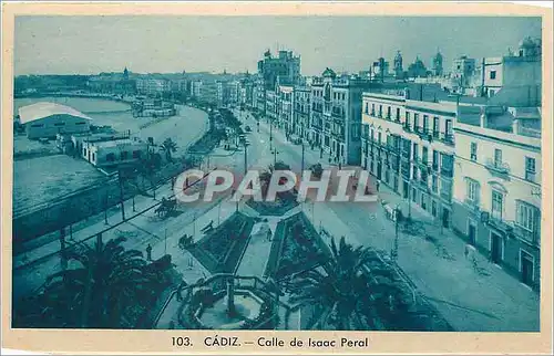 Cartes postales Cadiz Calle de Isaac Peral