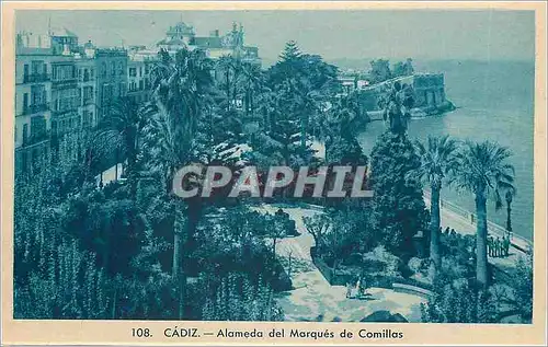 Cartes postales Cadiz Alameda del Marques de Comillas