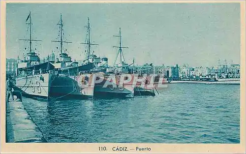 Cartes postales Cadiz Puerto Bateaux