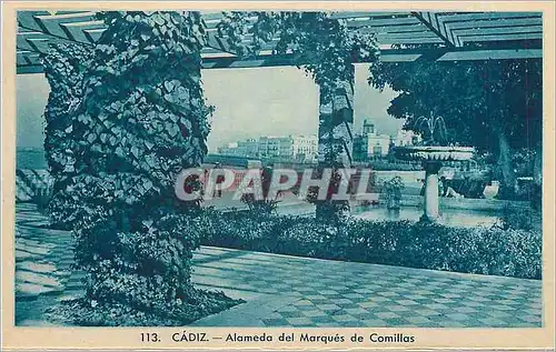 Cartes postales Cadiz Alameda del Marques de Comillas