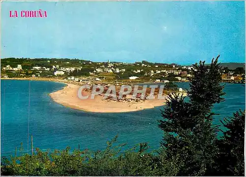 Cartes postales moderne La Coruna Plage de Sainte Christine