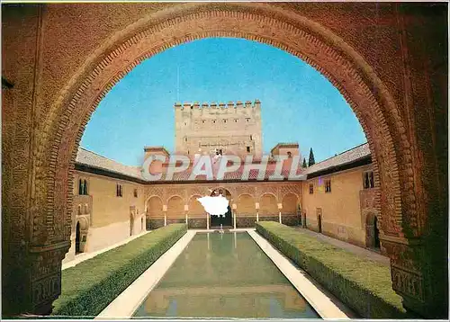 Cartes postales moderne Granada Alhambra Serie Cour des Myrtes