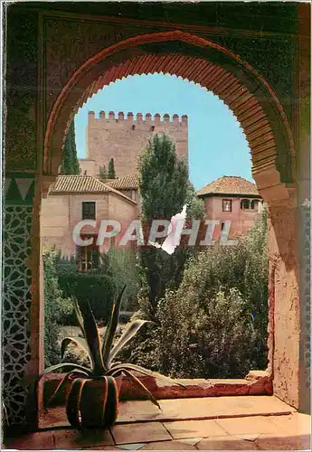 Cartes postales moderne Granada Alhambra Serie Vue de la Tour ds Dames