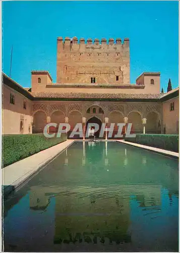 Cartes postales moderne Granada Alhambra Serie Cour des Myrtes