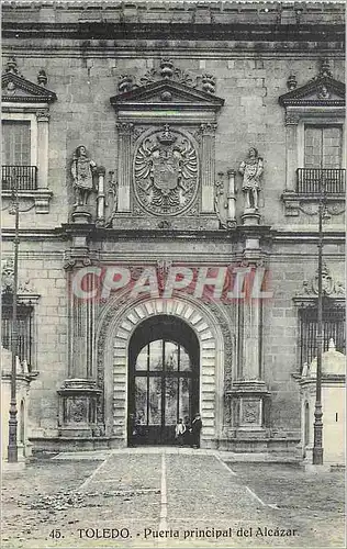 Cartes postales Toledo Puerta principal del Alcazar