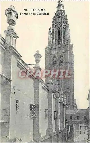 Cartes postales Toledo Torre de la Catedral