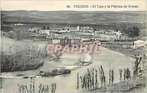Ansichtskarte AK Toledo El Tajo y la Fabrica de Armas