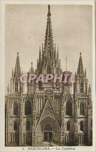 Cartes postales Barcelona La Catedral