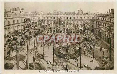 Cartes postales Barcelona Plaza Real