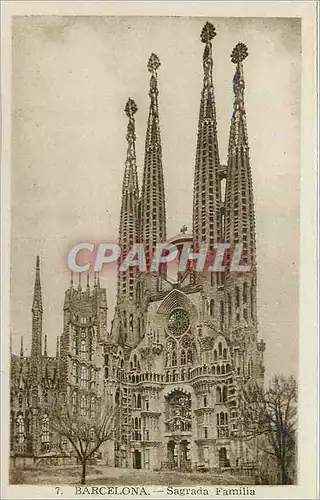 Cartes postales Barcelona Sagrada Familia