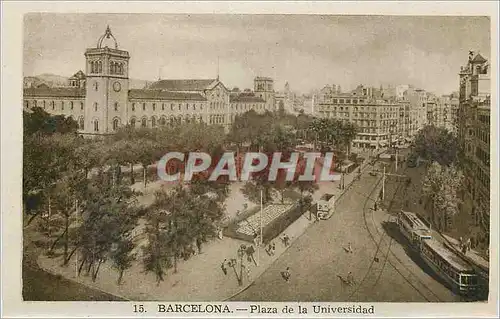 Cartes postales Barcelona Plaza de la Universidad