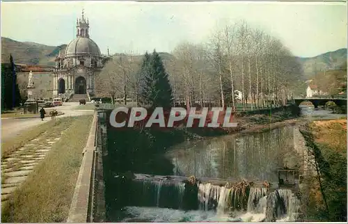 Cartes postales moderne Santuario de Loyola Le Fleuve Urola et le Sanctuaire