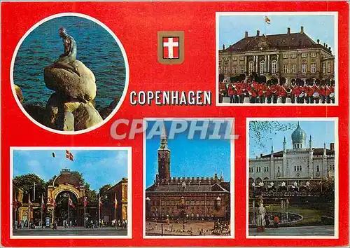 Cartes postales moderne Copenhague Differentes vues sur Copenhague