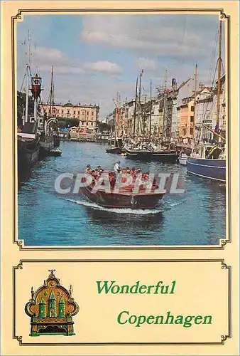 Cartes postales moderne Wonderful Copenhagen Bateaux