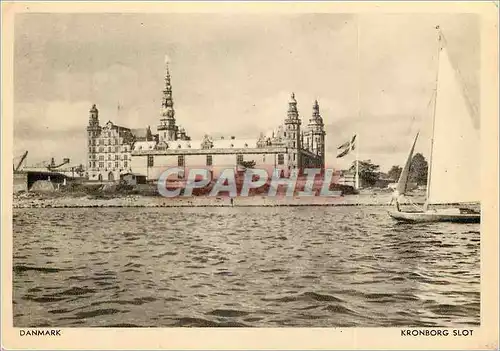 Moderne Karte Danmark Kronborg Slot Helsingor Elsinore Kronborg Castle known from Shakespeares Hamleta