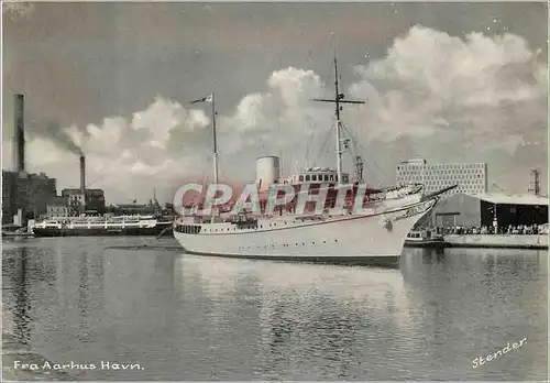 Cartes postales moderne Fra Aarhaus Havn Stender Bateau