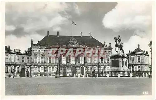 Cartes postales moderne Copenhague Le palais de residence de Royale d Amalienborg