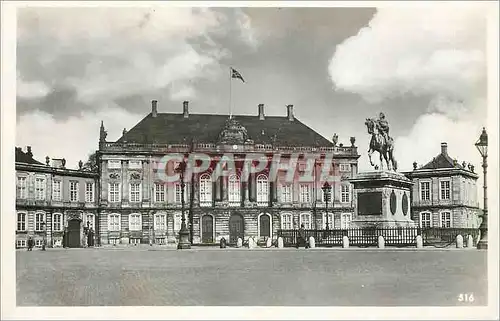 Moderne Karte Copenhague Le palais de residence de Royale d Amalienborg