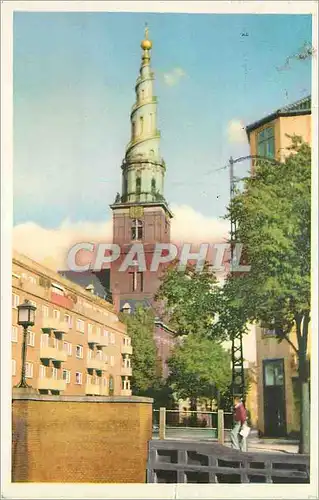 Moderne Karte Copenhagen Our Saviours Church Christianshavn