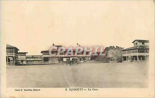 Cartes postales Djibouti La Gare Cliche G Brouillet Djibouti