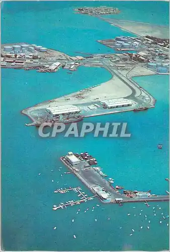 Moderne Karte Vue aerienne du portet l escale nautique Djibouti