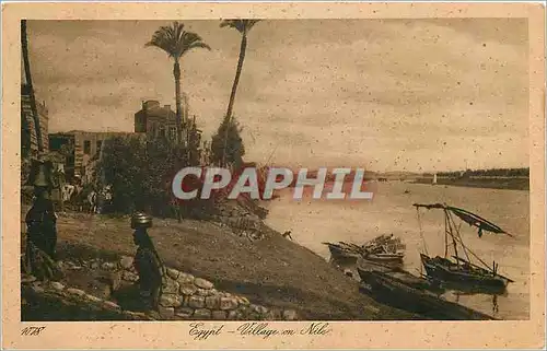 Cartes postales Egypt Village en Nile