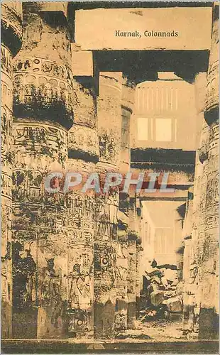 Cartes postales Karnak Colonnads
