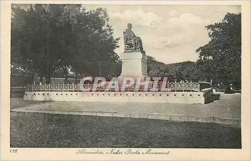 Ansichtskarte AK Alexandrie Nubar Pacha Monument