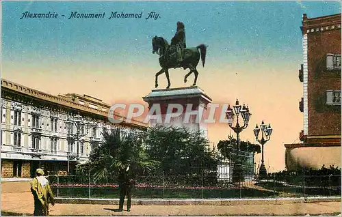 Cartes postales Alexandrie Monument Mohamed Aly