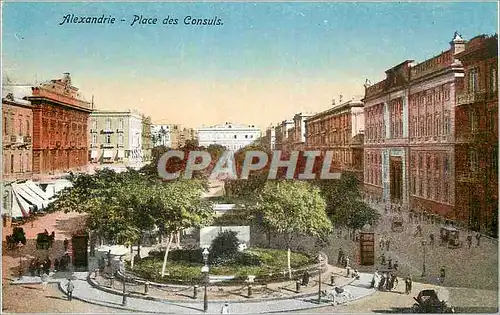 Cartes postales Alexandrie Place des Consults