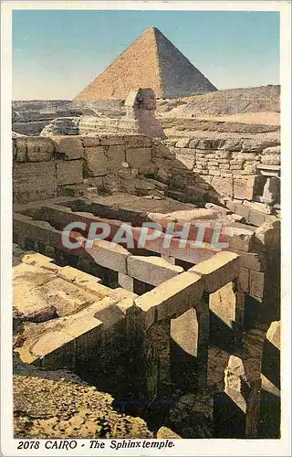 Cartes postales Cairo The Sphinx Temple