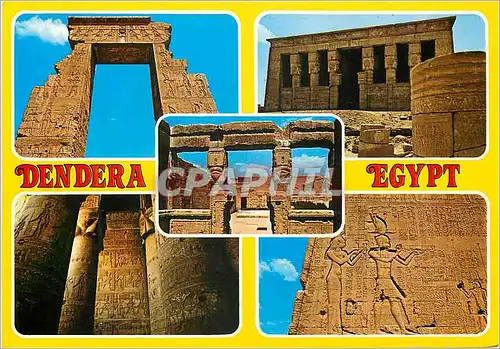 Moderne Karte Dendera Egypt