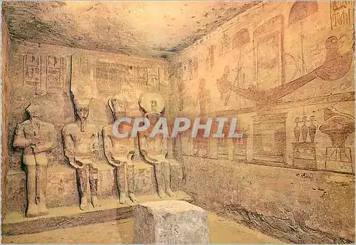 Moderne Karte Abu Simbel Le Sanctuaire dans le grand temple