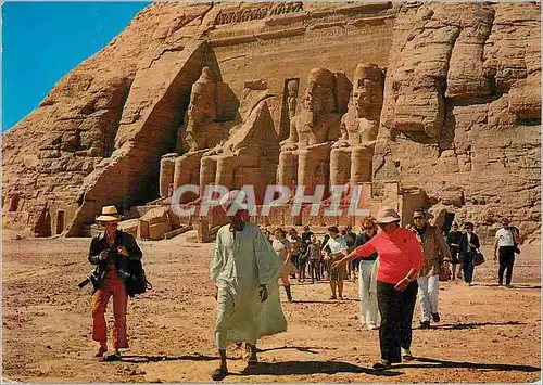 Moderne Karte The temple of Abu Simbel