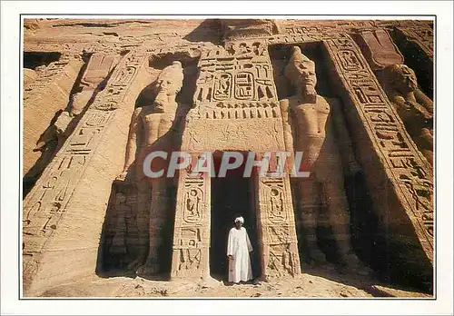 Moderne Karte Abu Simbel Le temple de Nefertari